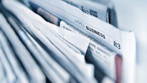 Business newspaper article