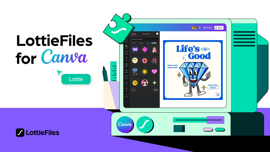 LottieFiles Partners with Canva to Introduce Motion Design Integration