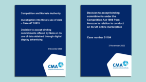 CMA Amazon and Meta - Decisions