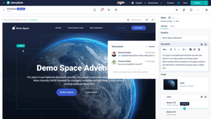Storyblock Visual Editor
